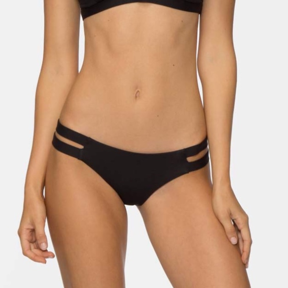 Tavik Swim Bottoms Black Bikini Medium